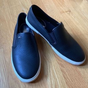 Michael Kors perforated leather upper Slip on